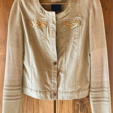 Giacca beige Miss Captain Trend taglia 36