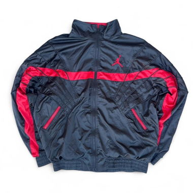 Giacca Jordan Boxy Cropped Baggy Fit Nera Rossa