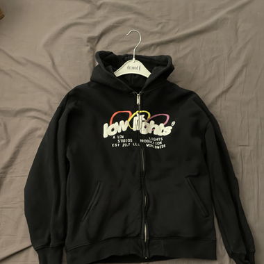 LOW LIGHTS STUDIOS ZIPPER UNISEX BLACK