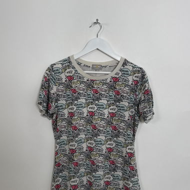 T-Shirt mit Comic-Print