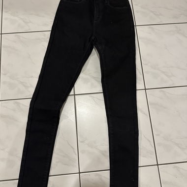Jeans Super Skinny Vita Alta Neri