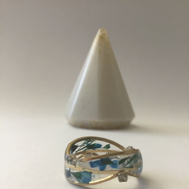Handmade bague et fleurs