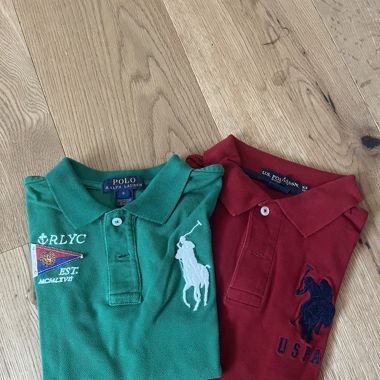 2 Kinder Polos Gr. 6 Ralph Lauren