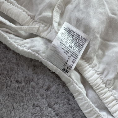 Lightweight White Linen Pants H&M