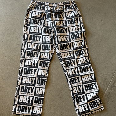 Pantaloni con logo Obey