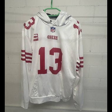 NFL SF 49ers white Hoodie