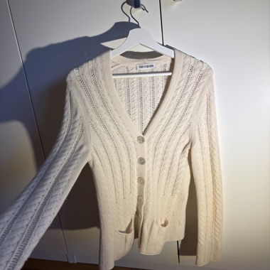 Cardigan lavorato a maglia in cashmere