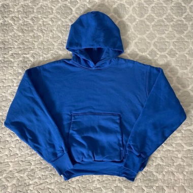 Hoodie Yeezy Gap bleu de kanye west