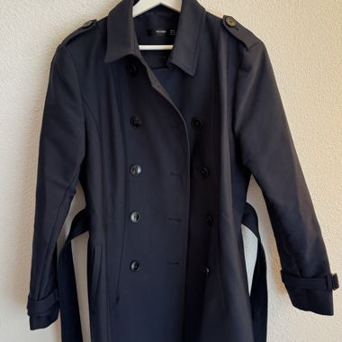 Trench Hallhuber blu scuro tg. 44