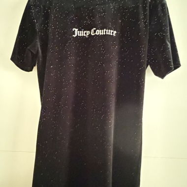 Abito t-shirt nero Juicy Couture