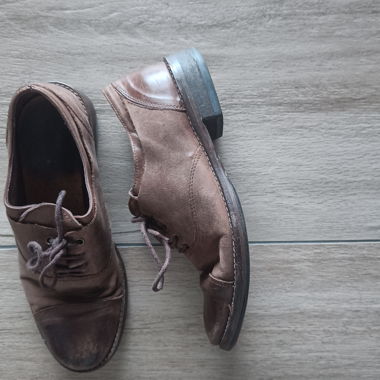 Scarpe eleganti marroni vintage 