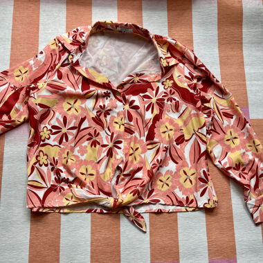 Chemise fleurie