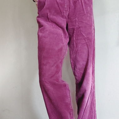 purple corduroy trousers