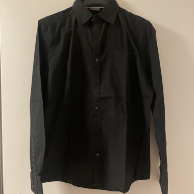 Herrenhemd schwarz von Esprit - Grösse M