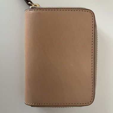 Card holder with zip