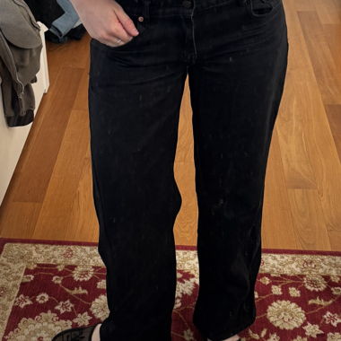 Black Motel Denim Jeans (Wide Leg)
