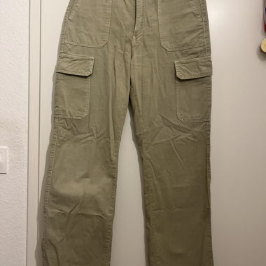 Pantaloni cargo verdi kaki