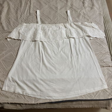 White Strappy Top