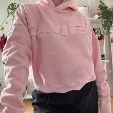Hoodie rose DAVIE