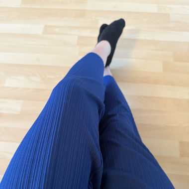 Stoffhose blau