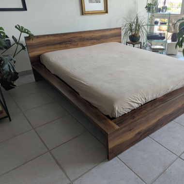 160cm Bett inkl. 2 Lattenrosten und Matratze