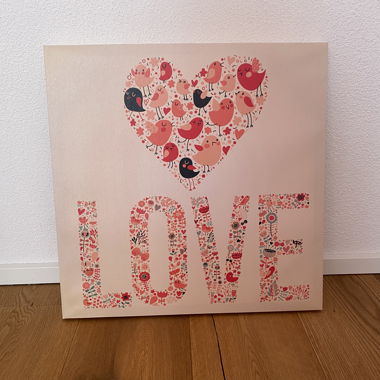 LOVE Leinwand-Wandbild