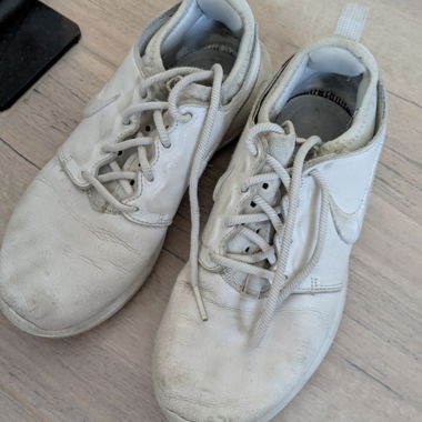 White Nike sneakers