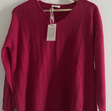 Maglione in cachemire rosa taglia S-M