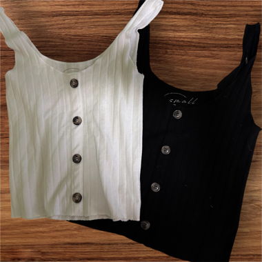 Duo 2x haut blanc et noir 