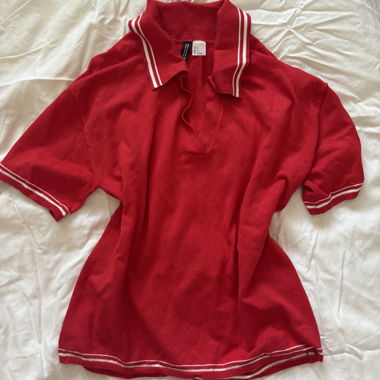 Red Polo H&M Divided