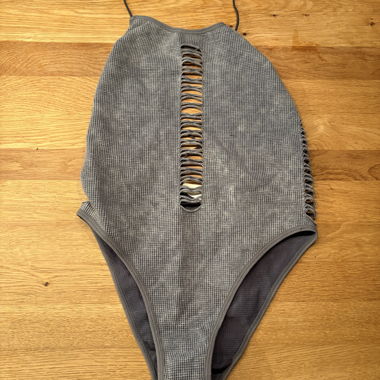 Party Top with Cut Outs and Backless