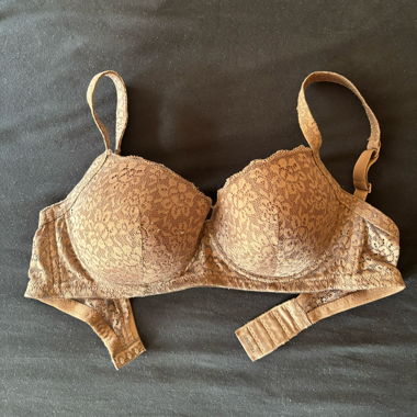 Soutien-gorge en dentelle marron Tezenis
