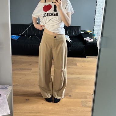 Anzugs Hose Bershka