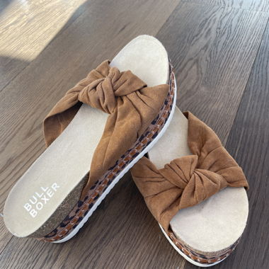 Sandalen mit Leopard