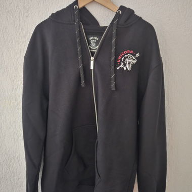 Felpa con zip Unicorn
