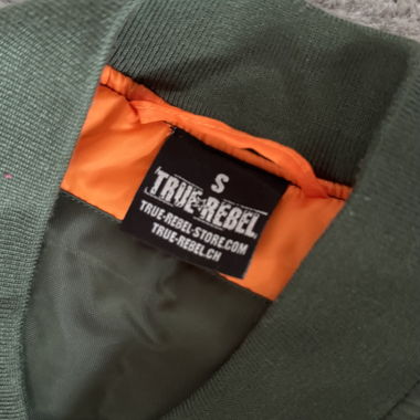 Veste bomber True Rebel verte