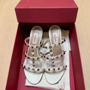 Valentino Garavani Rockstud Sandales en cuir