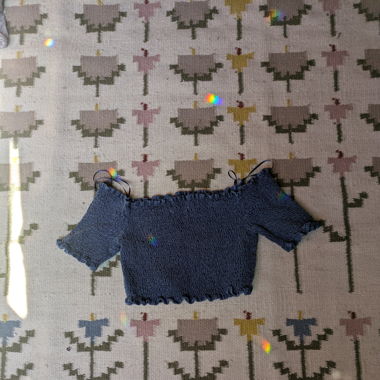 Jeans crop top 