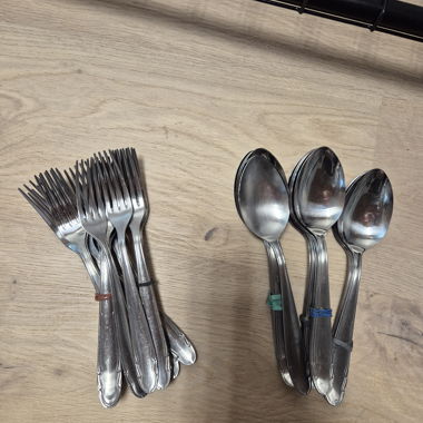 Set di posate in acciaio inox