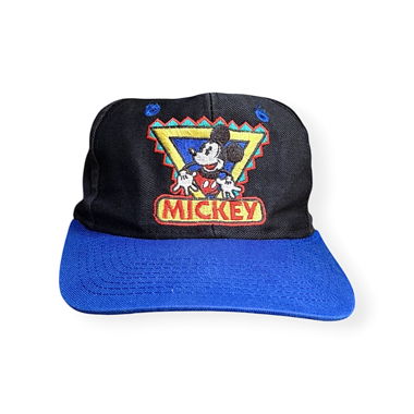 Casquette 90’s Mickey noire et bleue