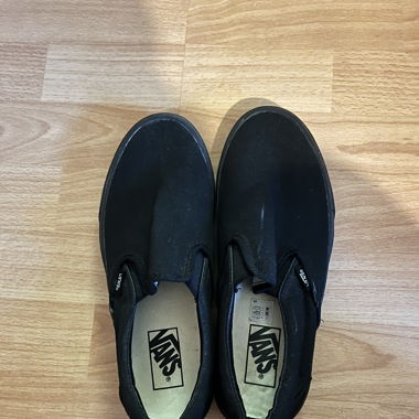 Schwarze Slip On Vans