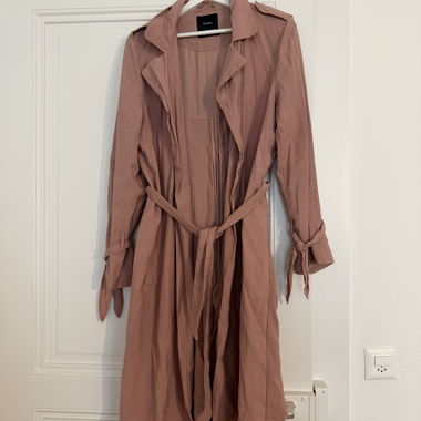Pink Trench Coat