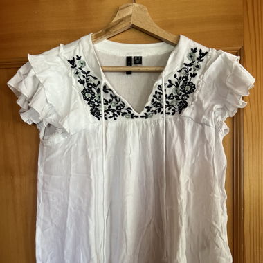 Boho Bluse weiss