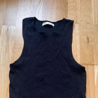 croptop schwarz
