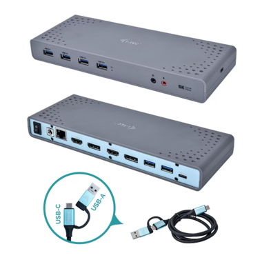 i-tec USB 3.0 / USB-C Dual 4K Dock