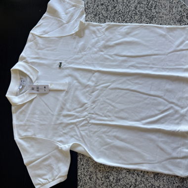 Polo Lacoste blanc