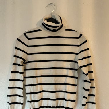 Gestreifter H&M Rollkragenpullover – Grösse XS