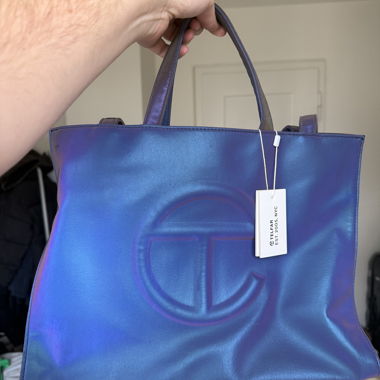 Telfar Iridescent Medium Shopper