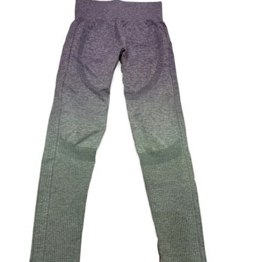 Leggings Sportivi in Lilla/Verde