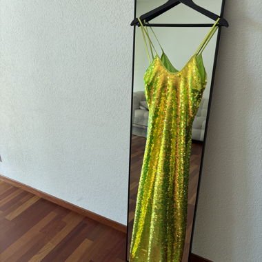 Cult Gaia Sequin Evening Dress